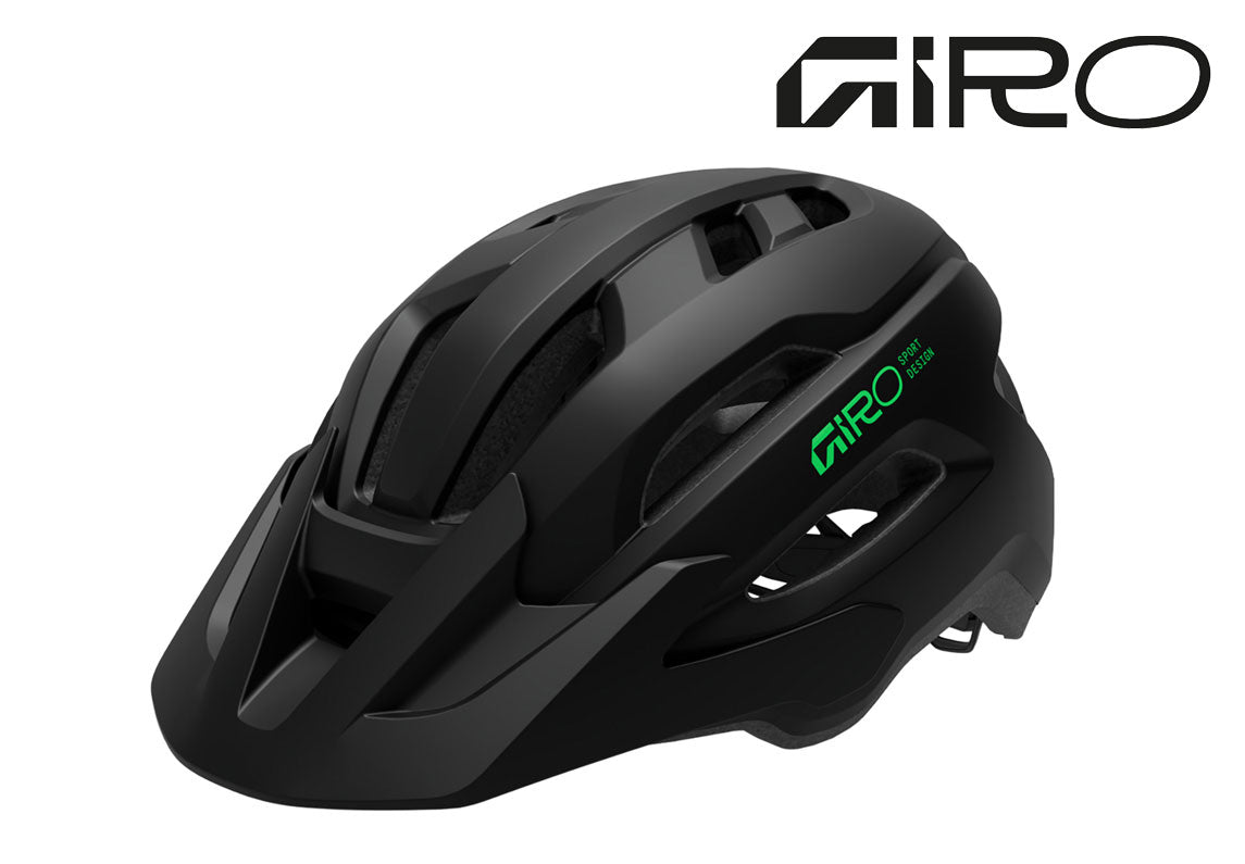 GIRO FIXTURE II Y Fahrradhelm matte black/green - Premium Bikeshop