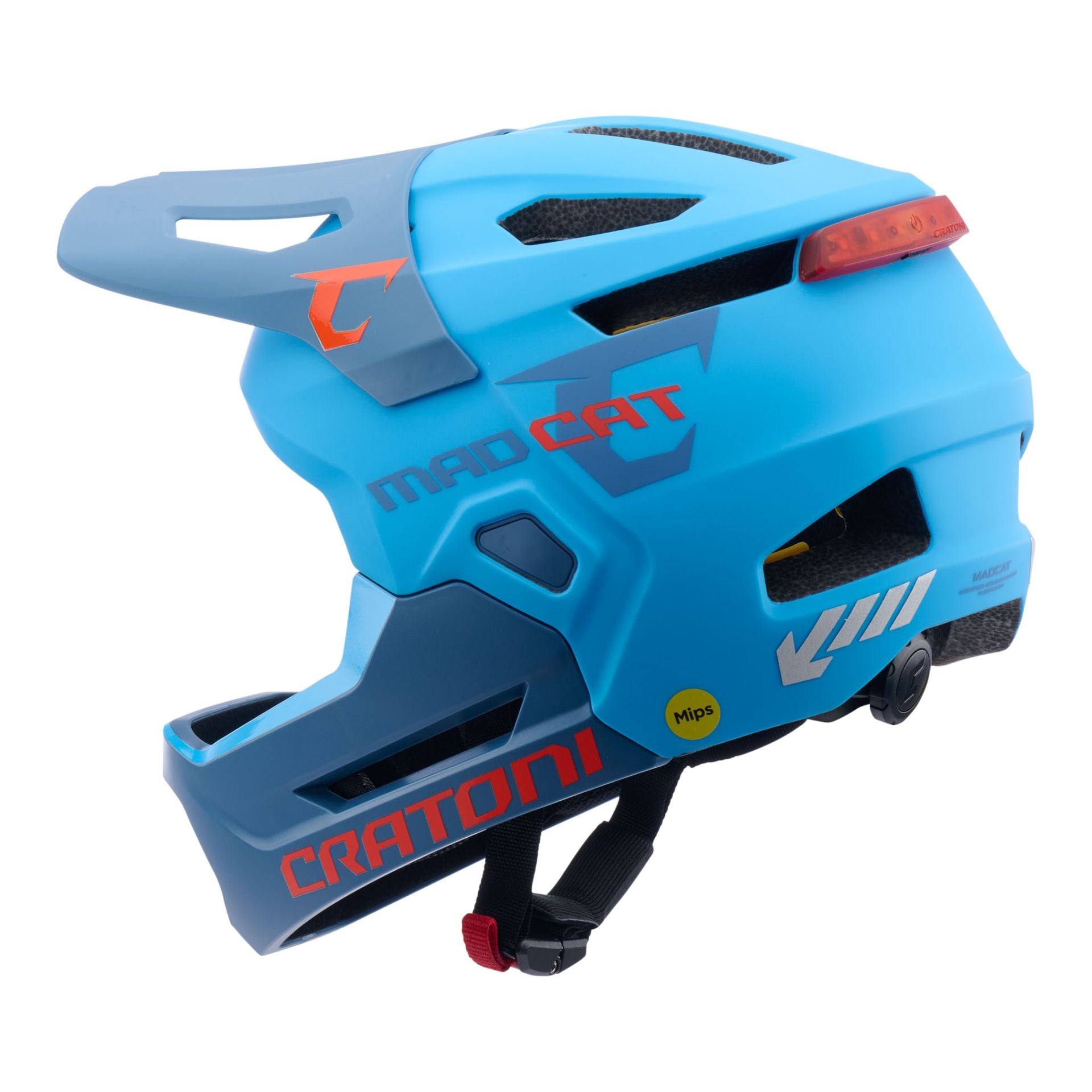 CRATONI MadCat MIPS Fahrradhelm Kinder - blue matt