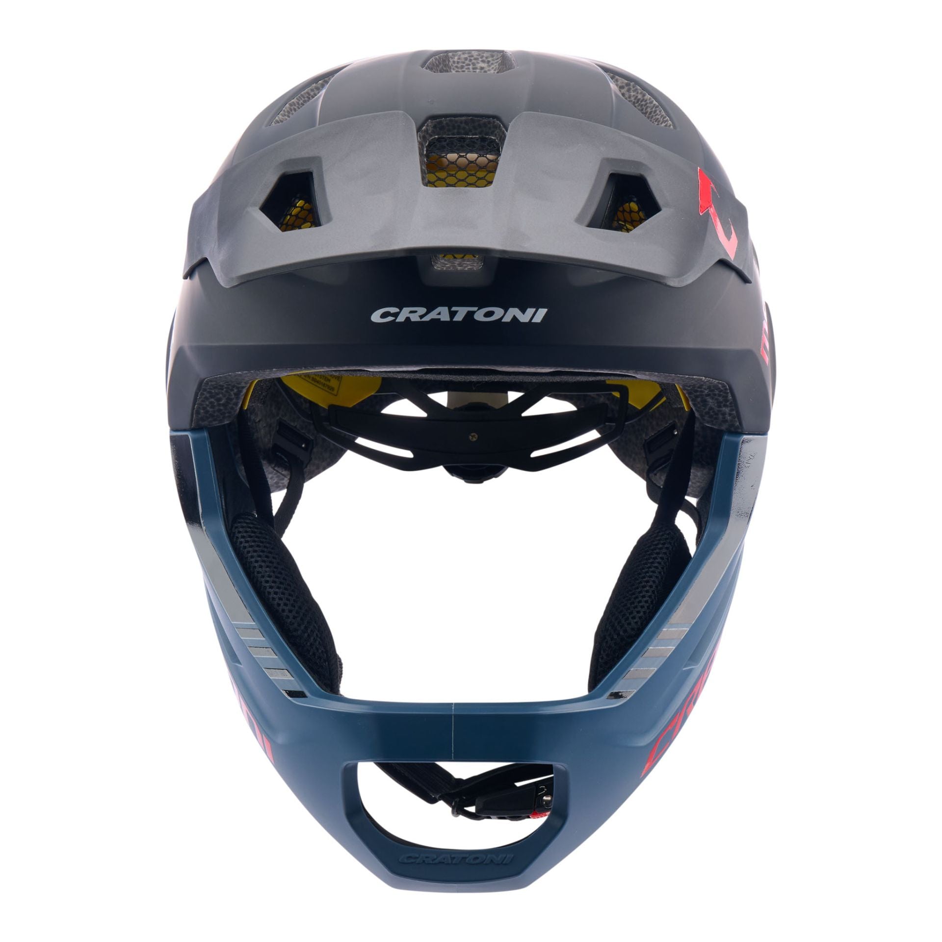 CRATONI MadCat MIPS Fahrradhelm Kinder - gunmetal-red matt