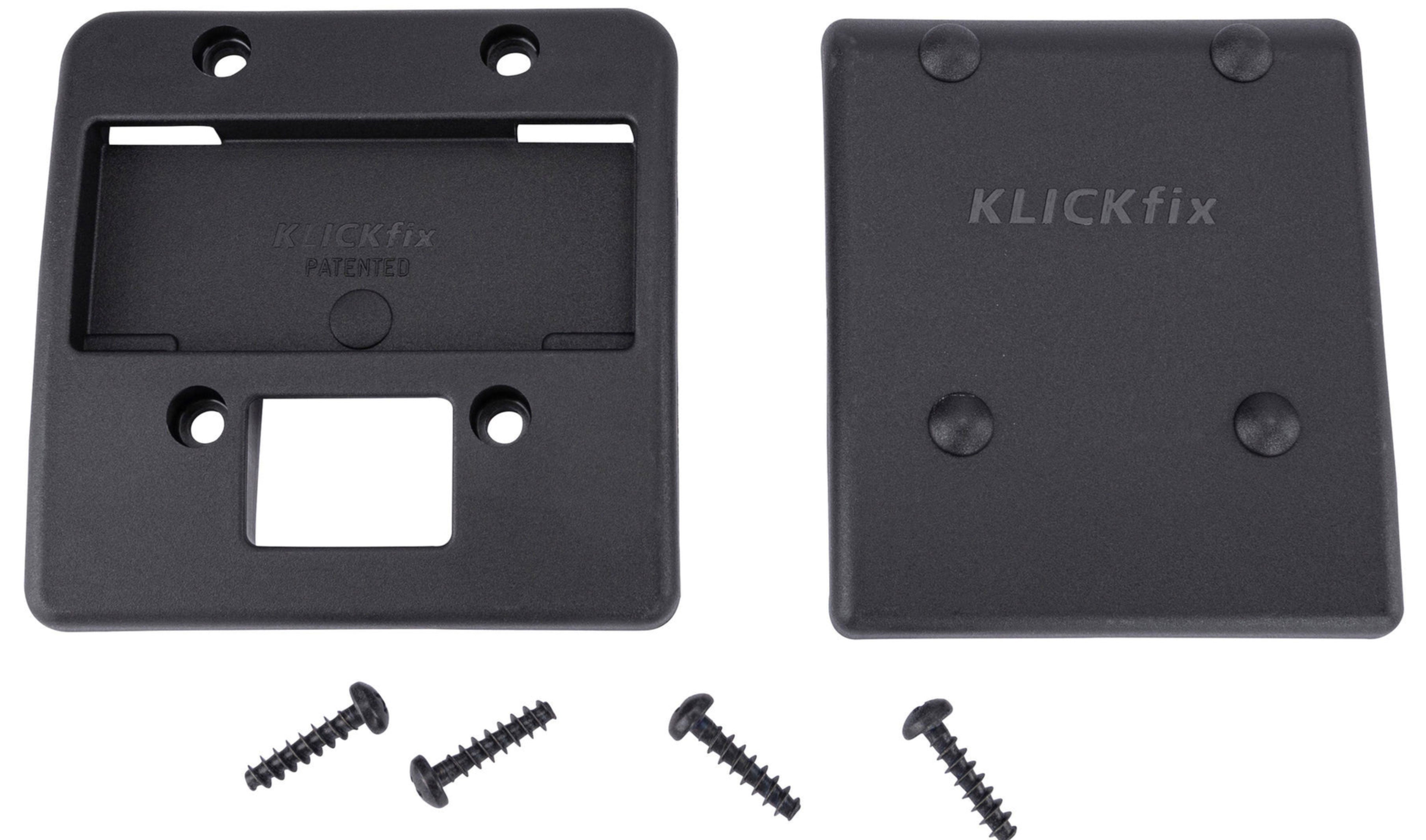 KLICKFIX STRUCTURA Vorderradkorb  schwarz fein geflochten - Premium Bikeshop