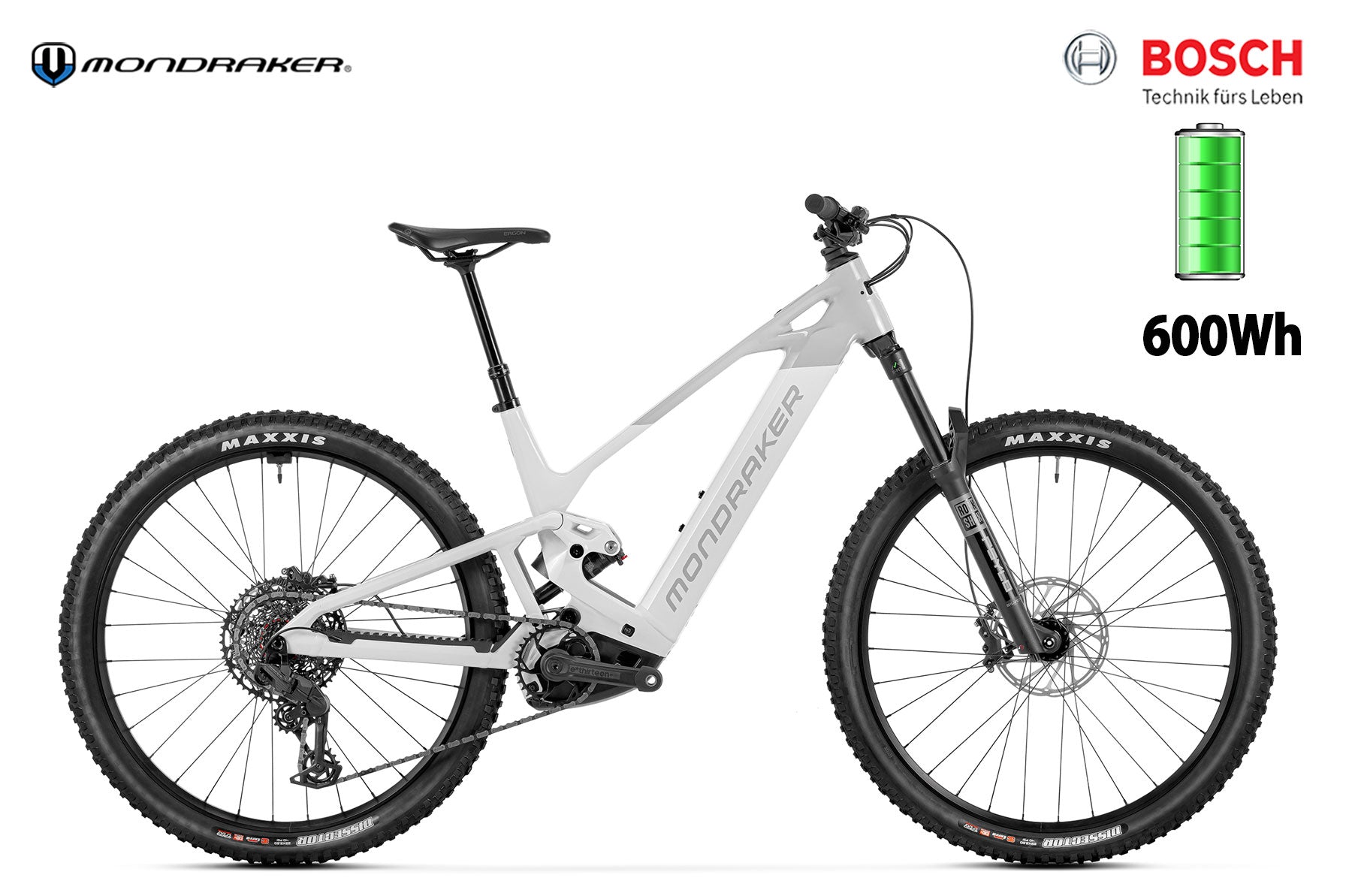 Mondraker SCREE S 600 Optic White - Premium Bikeshop