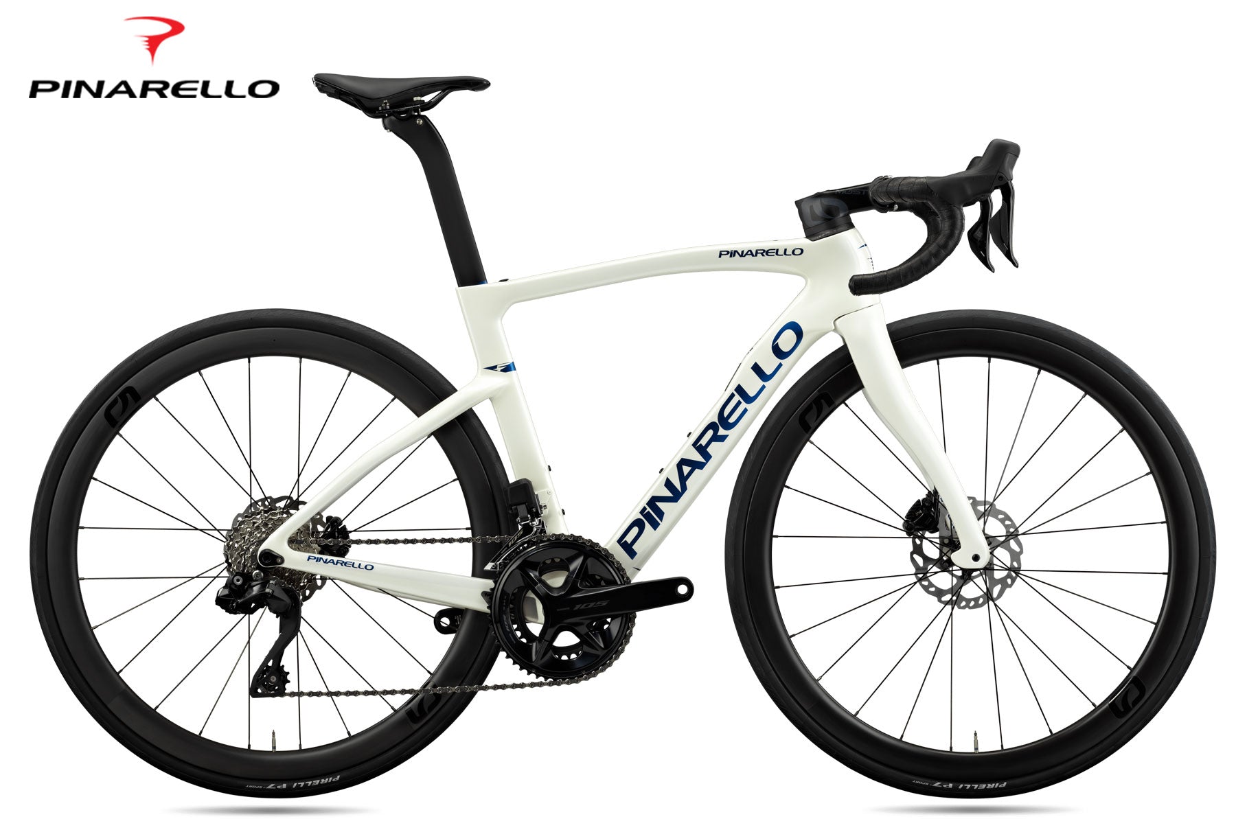 Pinarello F5 Disc Shimano 105 Di2 12S Furious white - Premium Bikeshop