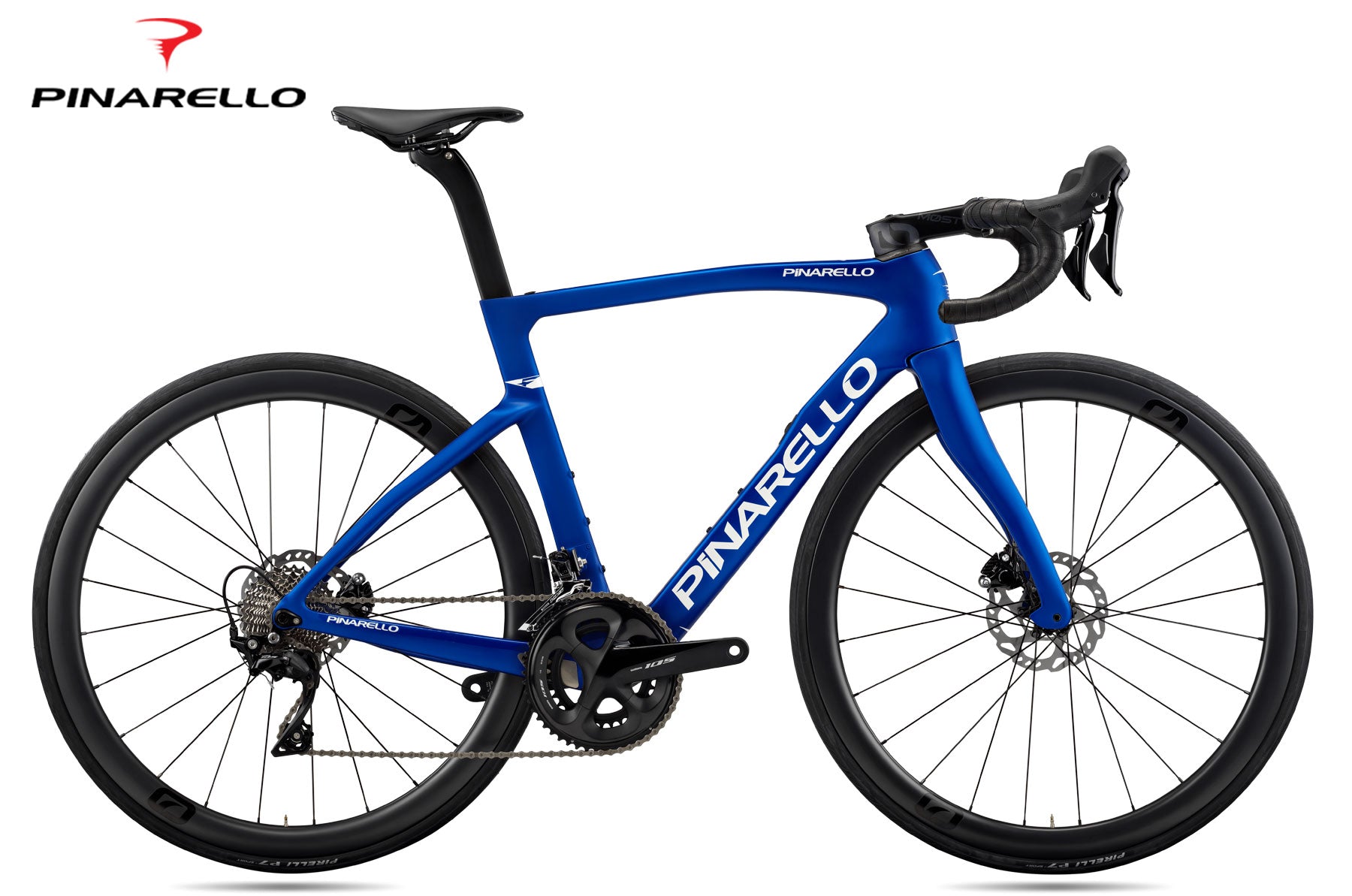 Pinarello F5 Disc Shimano 105 Di2 12S impulse blue - Premium Bikeshop