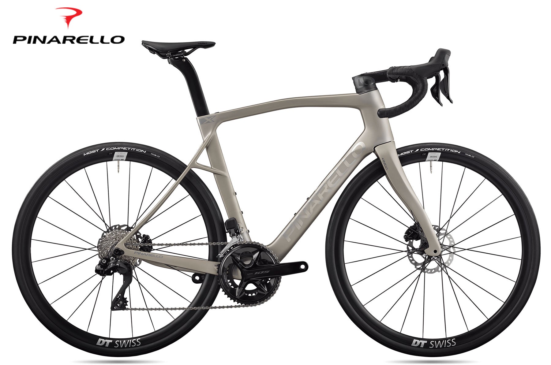 Pinarello X3 Disc Shimano 105 DI2 impulse grey matt