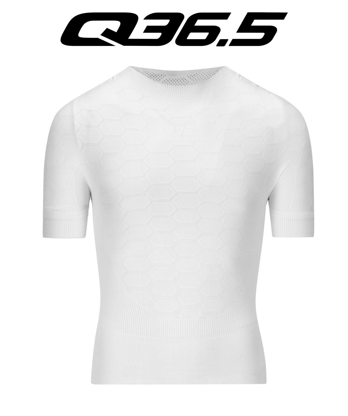 Q36.5 Funktionsunterhemd Base Layer 2 kurzarm | white