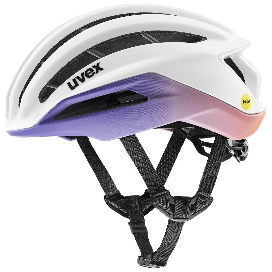 uvex fahrradhelm lila UVEX surge aero MIPS white lila