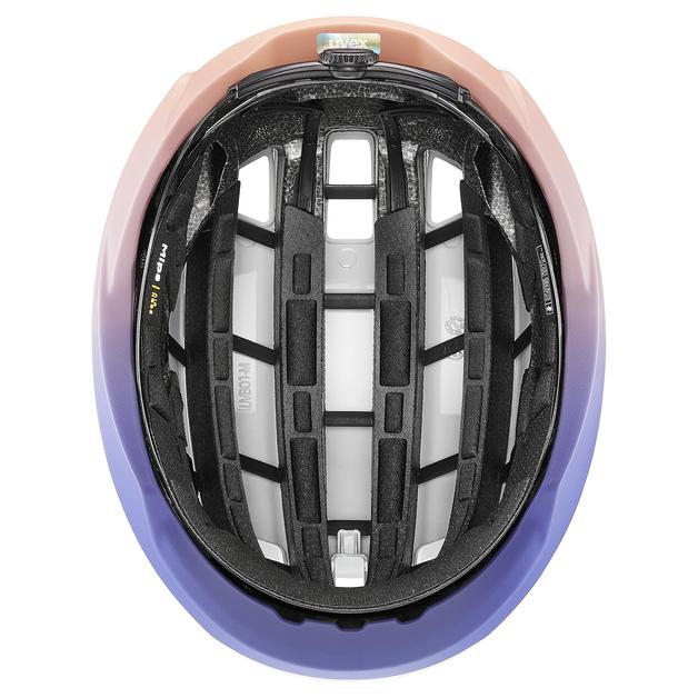 uvex superhelix fahrradhelm UVEX surge aero MIPS white lila