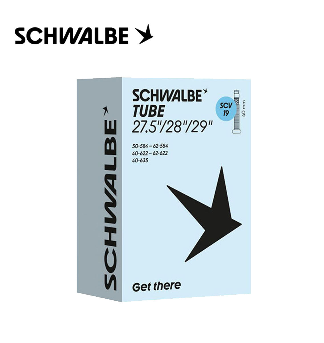 Schwalbe Schlauch SCV 19 40mm Schlauch 40-62/584-635 - Premium Bikeshop