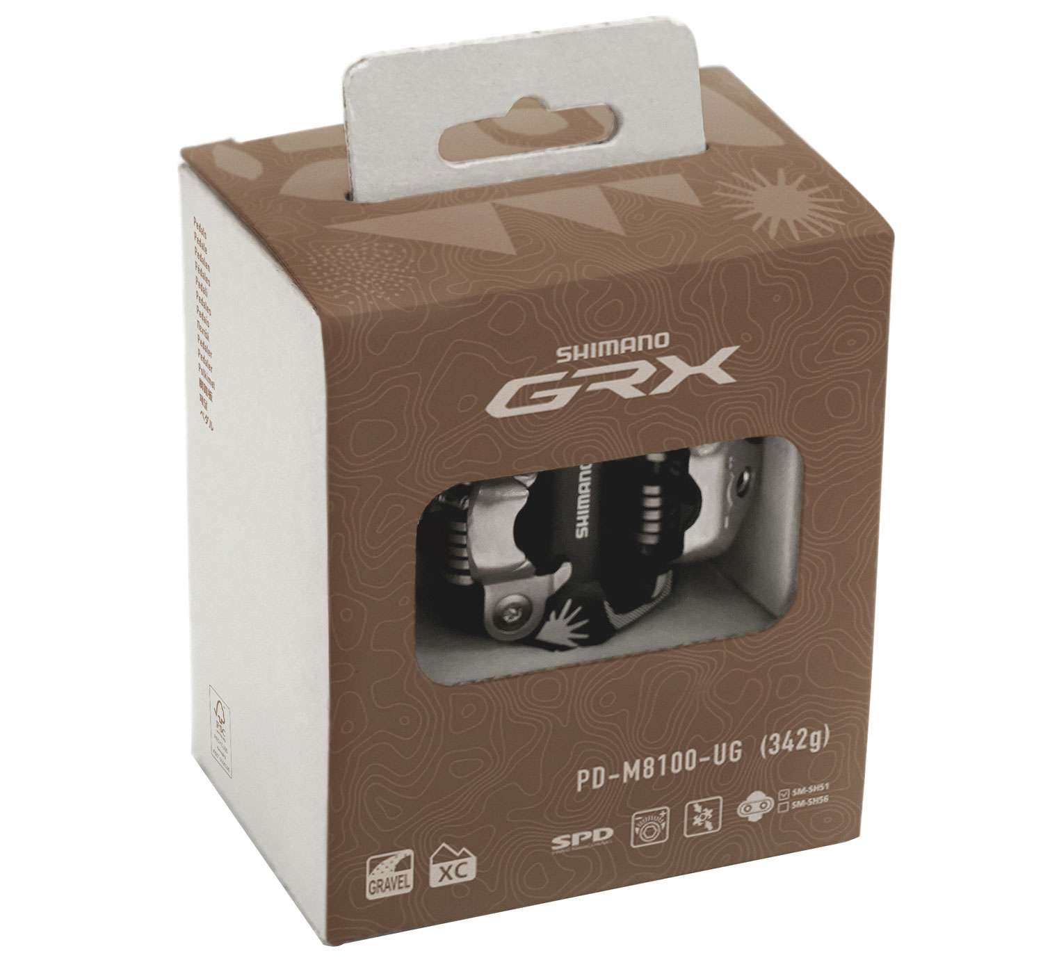 pedale shimano gravel Shimano GRX PD-M8100-UG Pedale