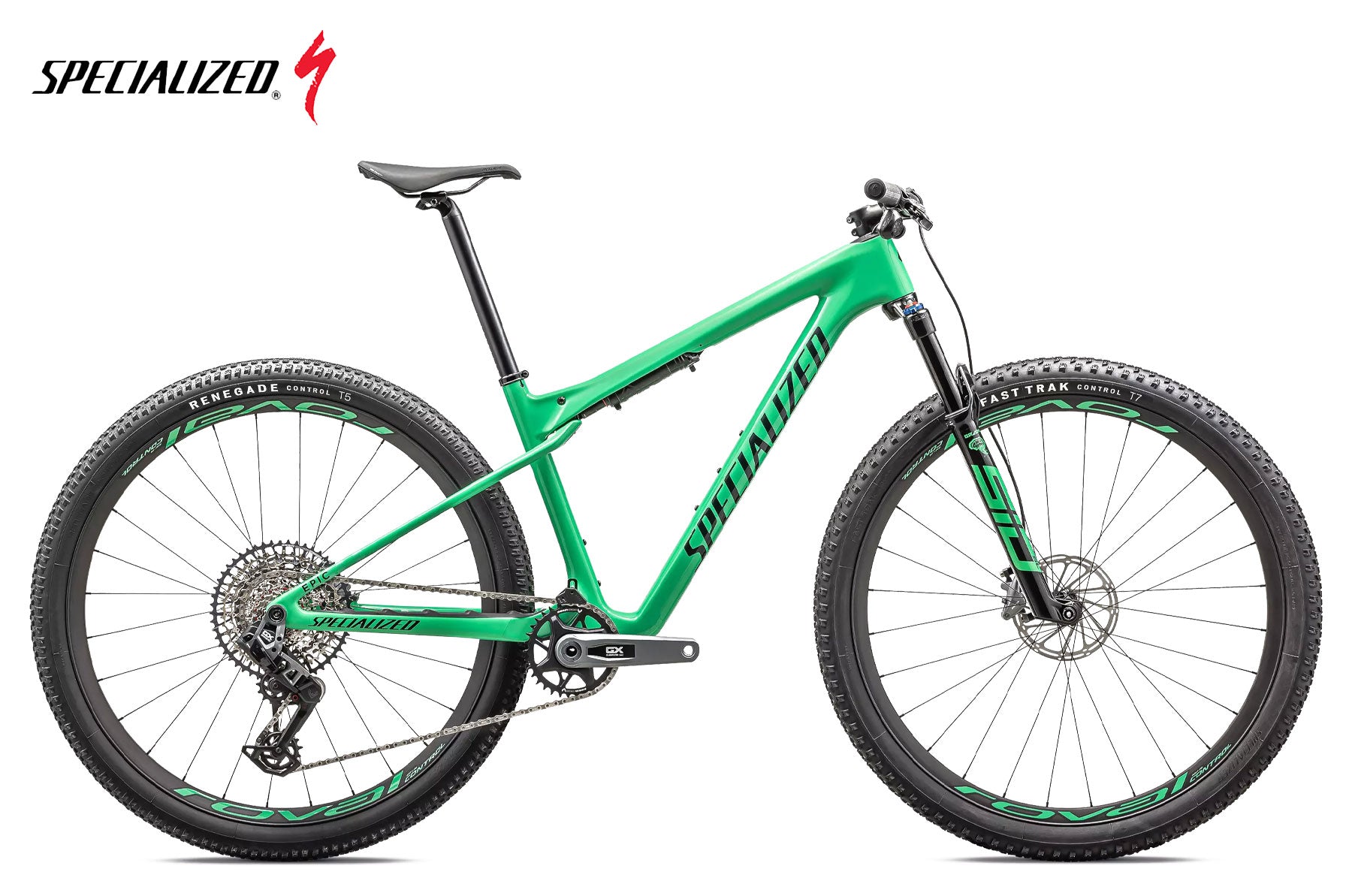 Specialized Epic World Cup Expert Gloss Electric Green / Forest Green Pearl - Premium Bikeshop