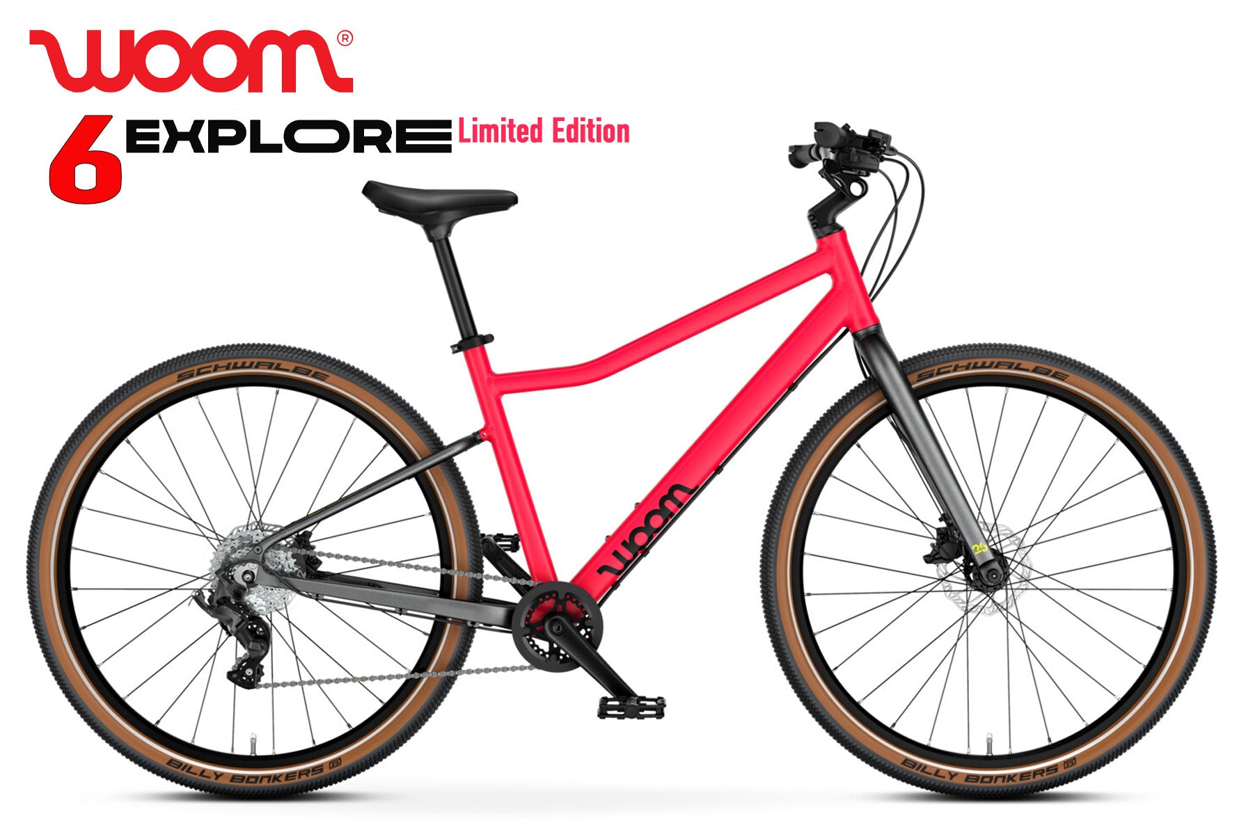 WOOM® Explore 6 neon pink Limited Edition