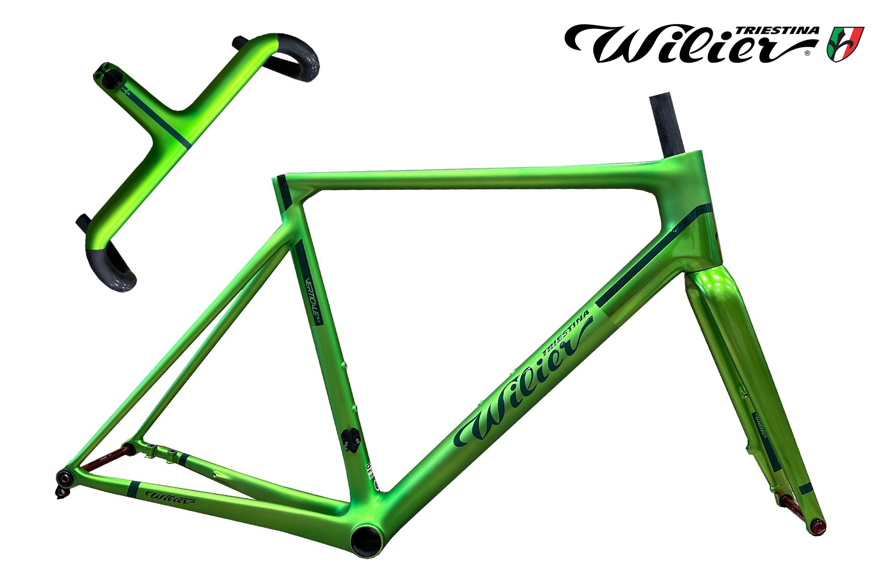 Wilier Verticale SLR Frame Set Hulk green