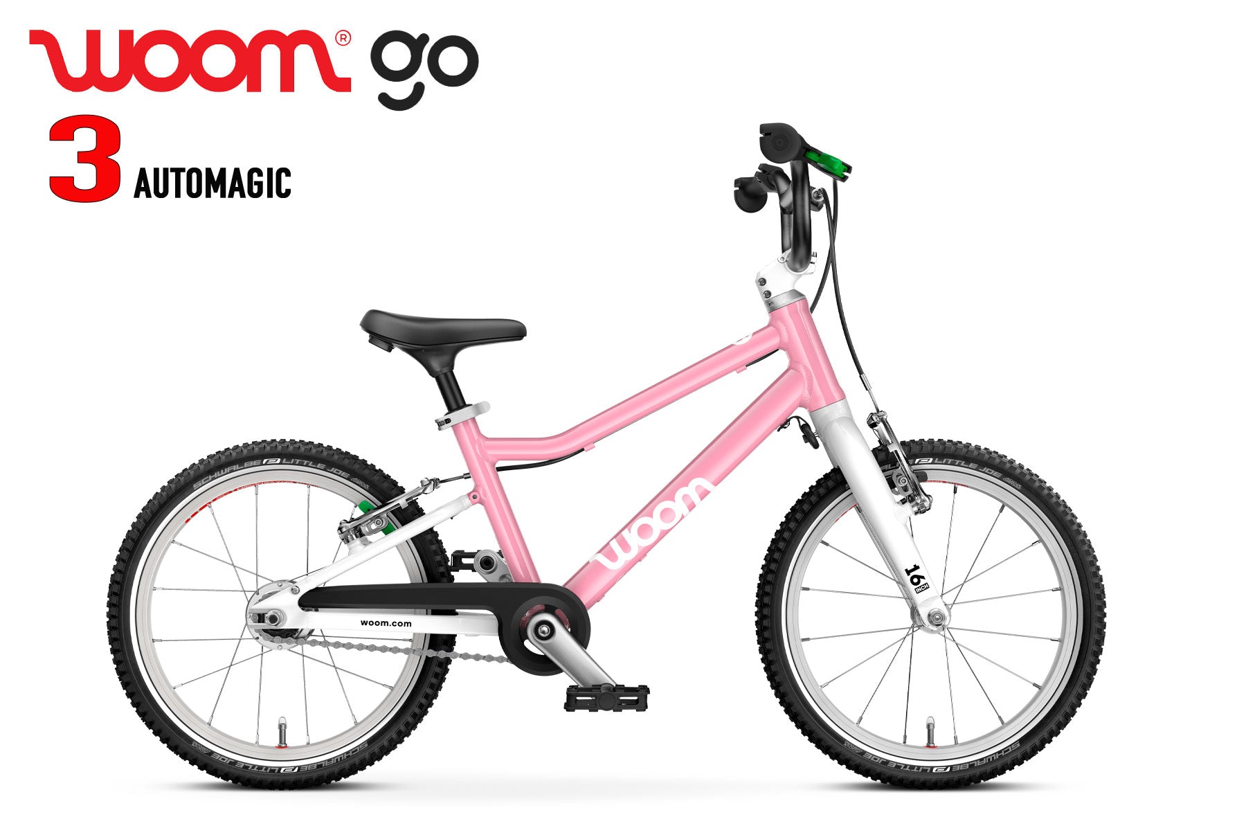 WOOM GO 3 Automagic powder pink - Premium Bikeshop