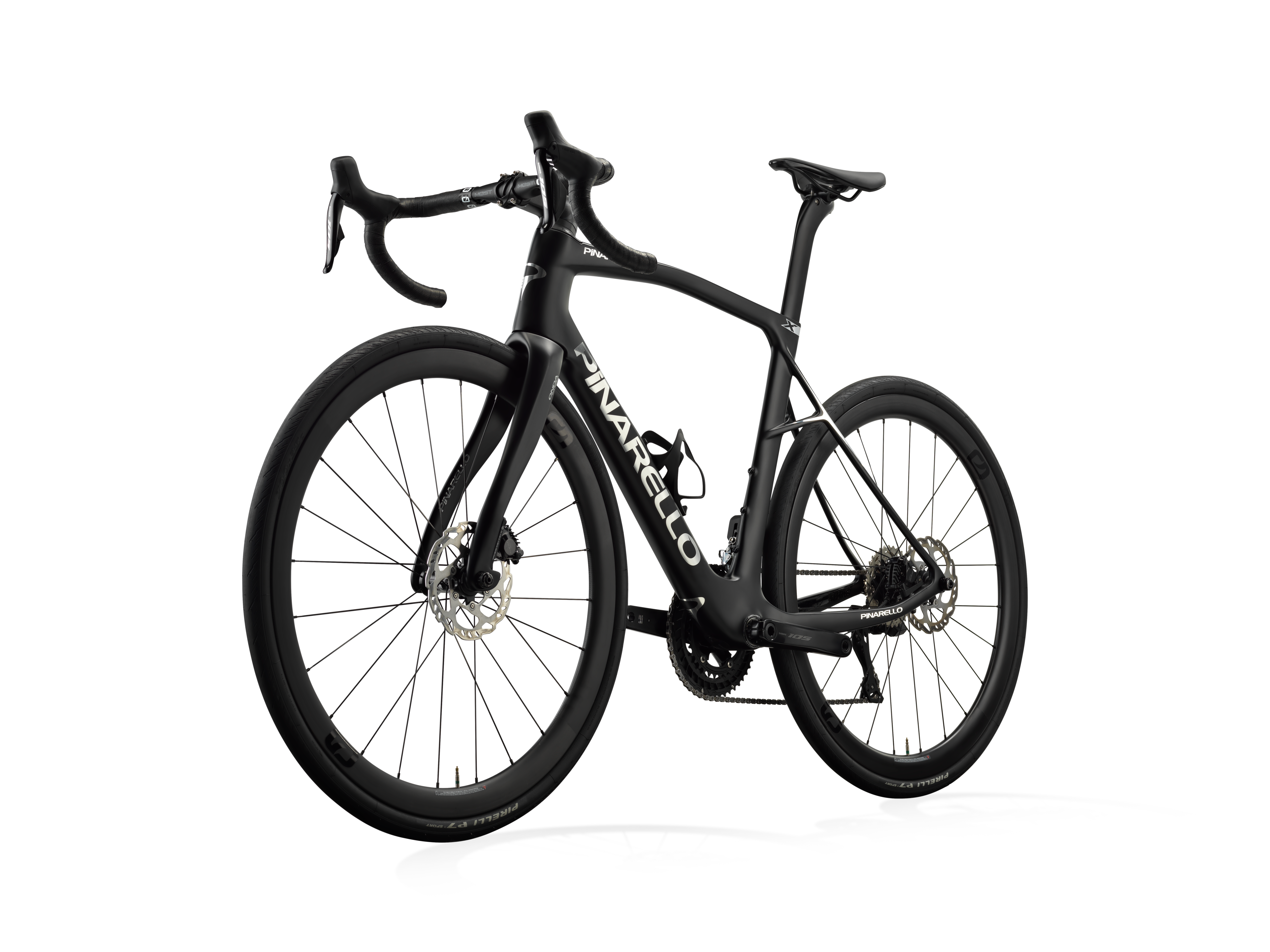 Pinarello X5 Disc Shimano 105 DI2 solo black E351 - Premium Bikeshop