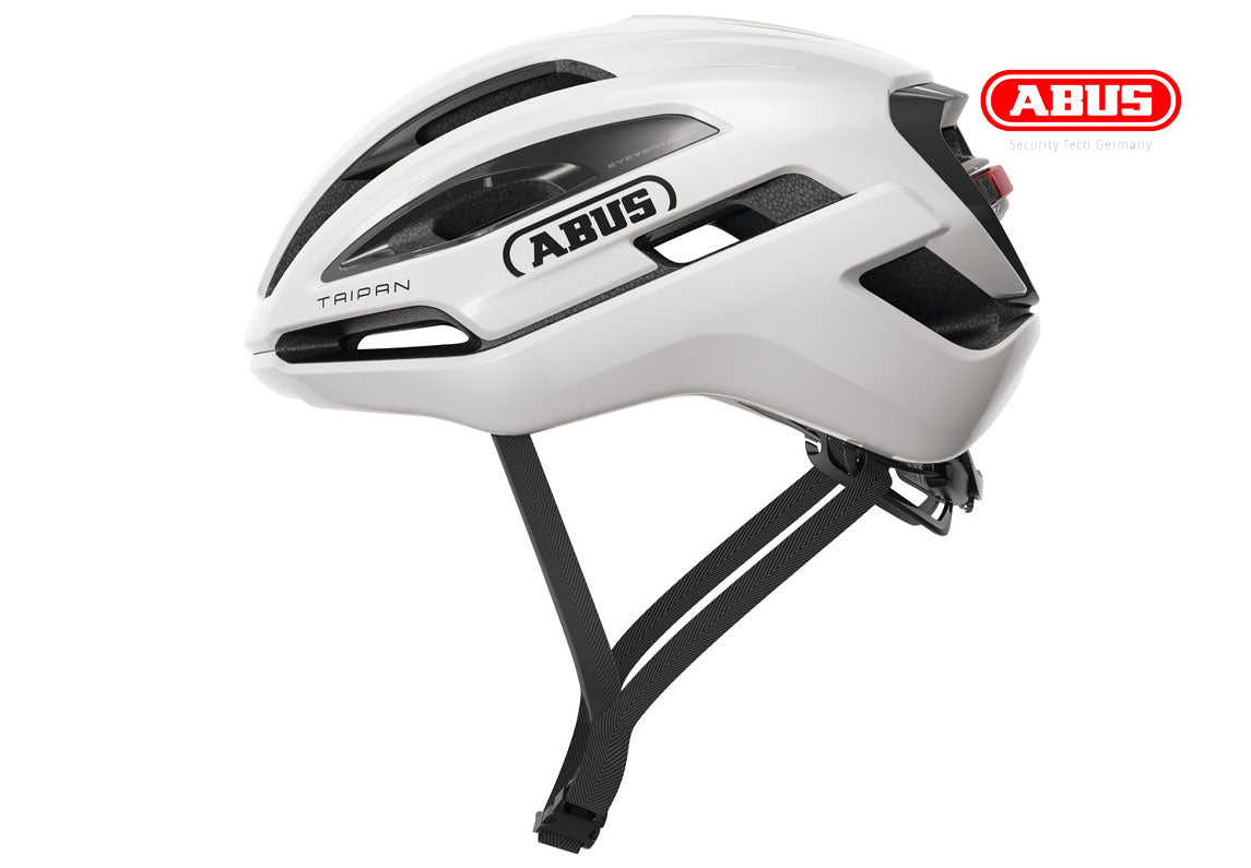 ABUS Taipan LED shiny white - Premium Bikeshop