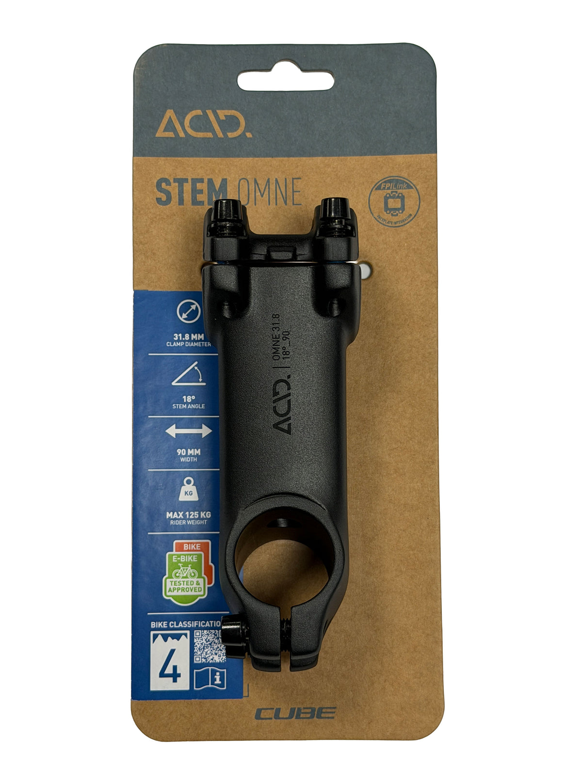 RFR stem PRO 31.8 mm x 6°