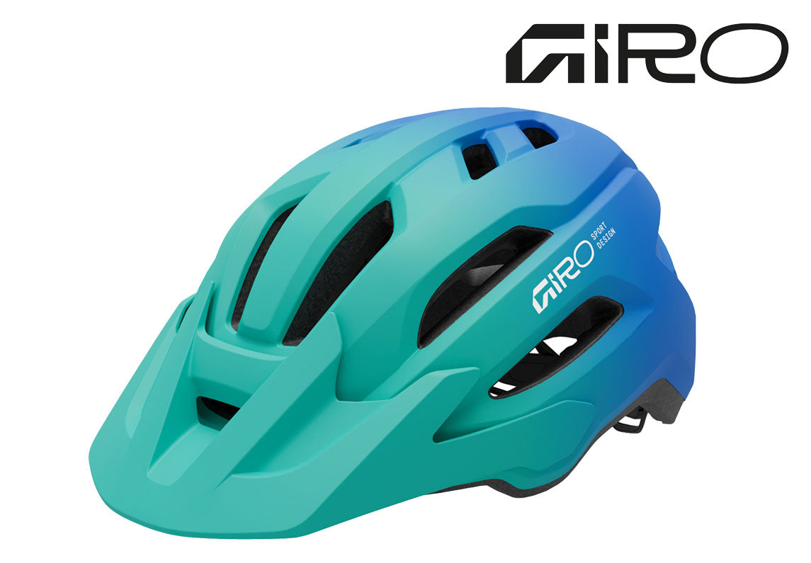 GIRO FIXTURE II Y Fahrradhelm matte green/blue - Premium Bikeshop