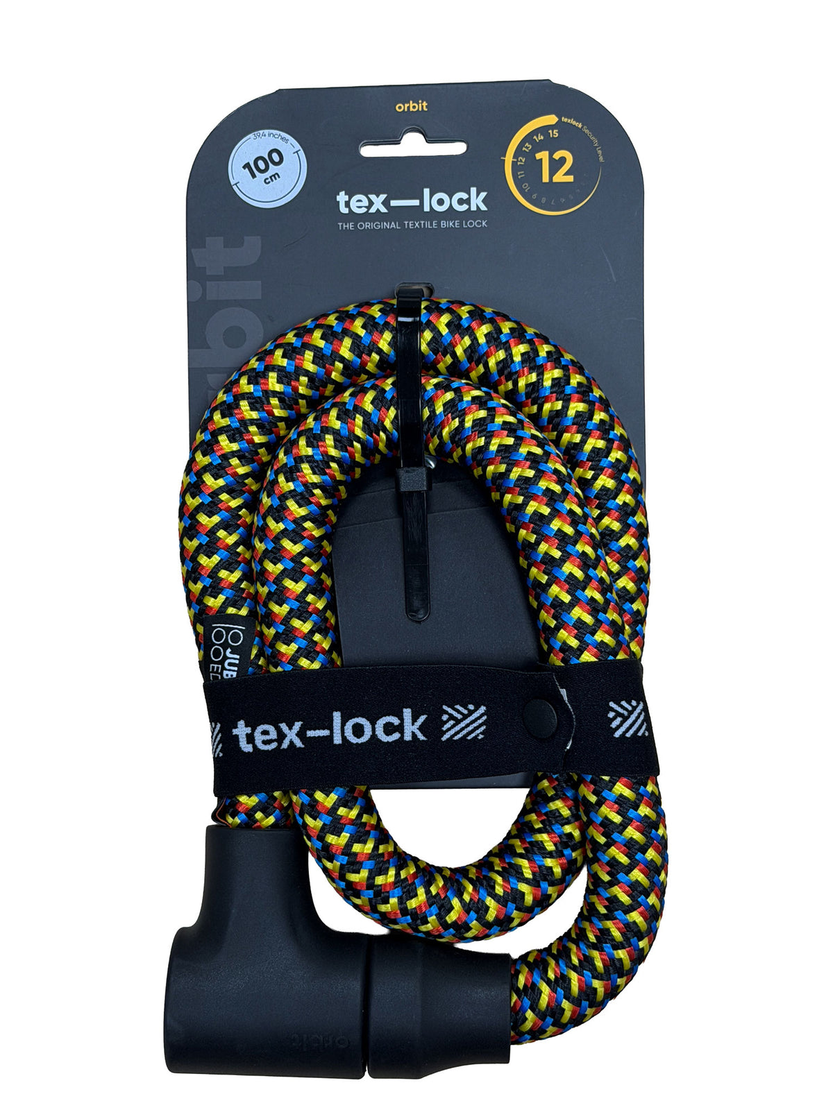 Tex-Lock Orbit Textil-Fahrradschloss Bauhaus Edition - Premium Bikeshop