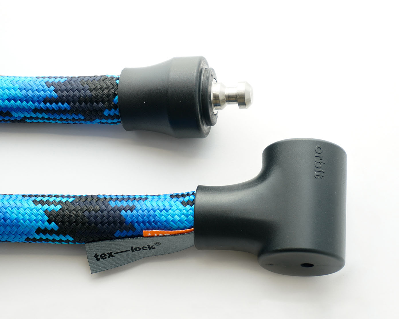 Tex-Lock Orbit Textil-Fahrradschloss 100 cm morpho blue