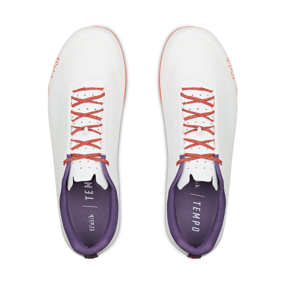 fahrradschuhe fizik Fizik Tempo Beat Rennradschuhe weiß/orange