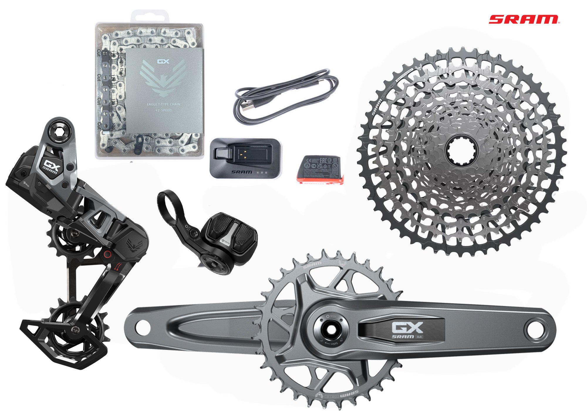 Sram GX AXS Eagle Transmission Schaltgruppen Set - Premium Bikeshop