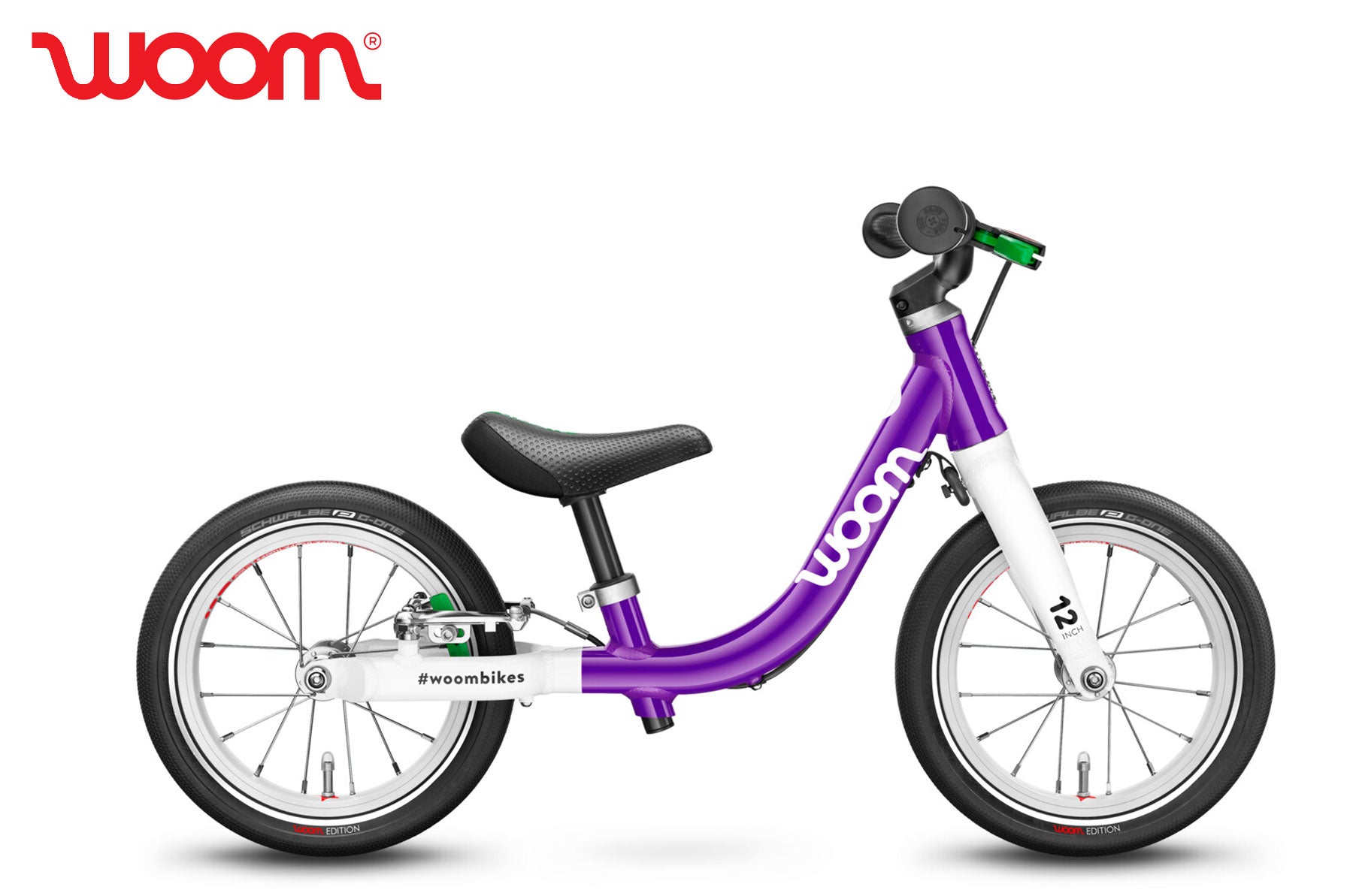 WOOM 1 Laufrad 12" violett - Premium Bikeshop
