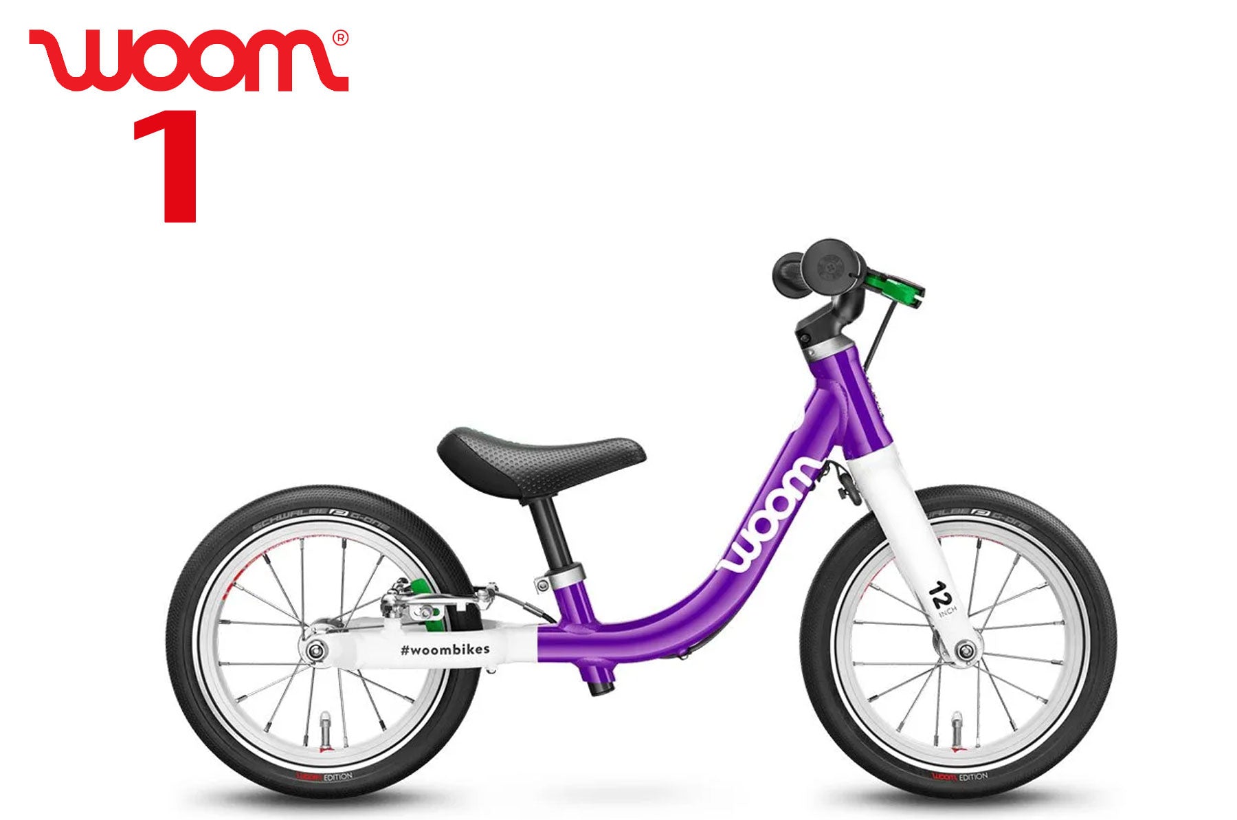 WOOM 1 Original Laufrad 12" purple