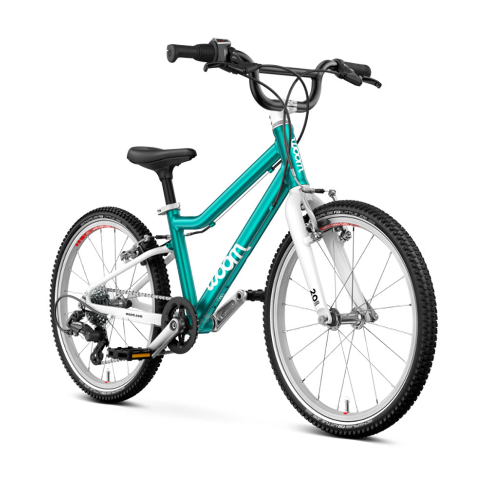 woom 4 fahrrad grün WOOM GO 4 metallic turquoise