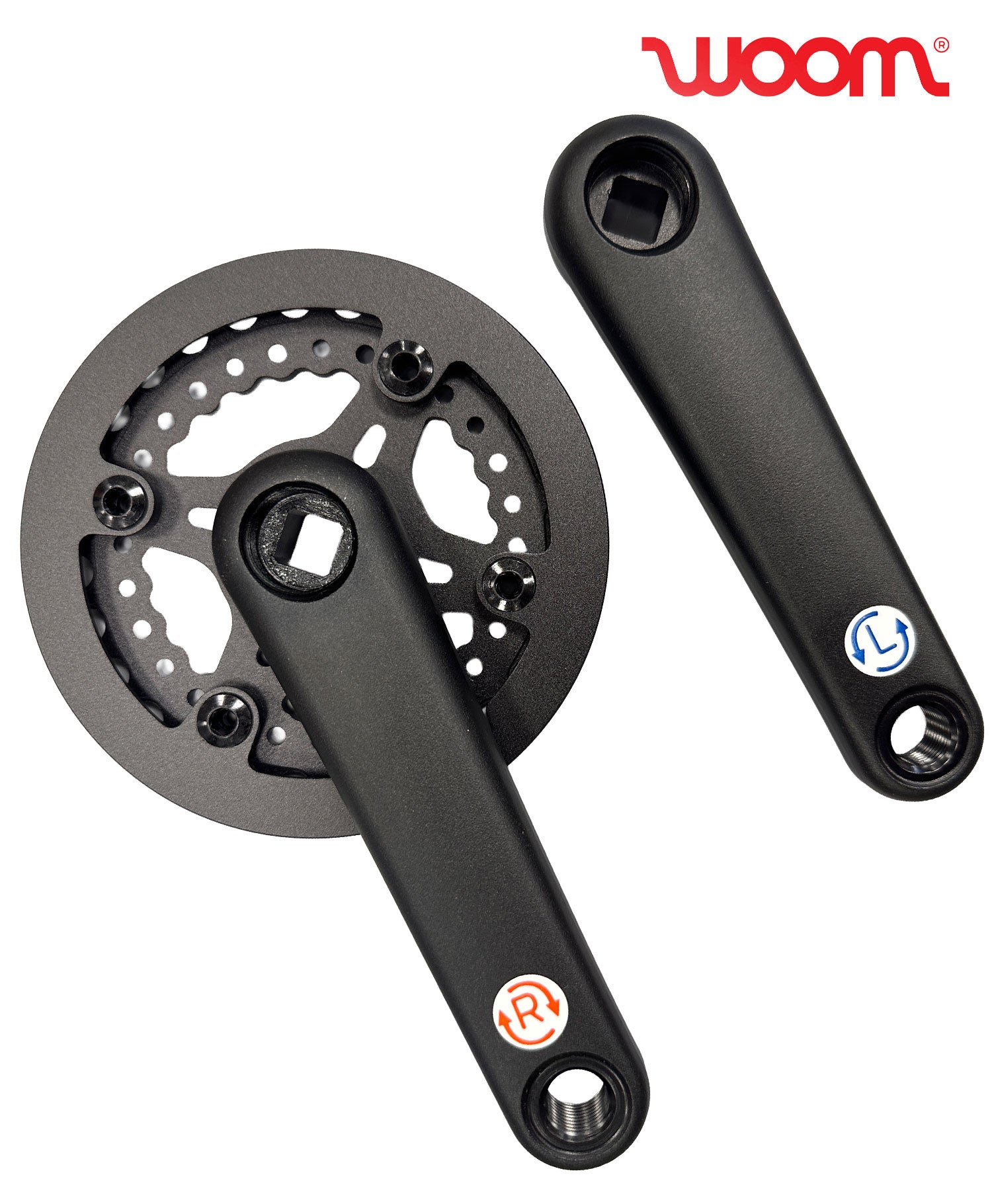 WOOM® OFF Kurbelset black