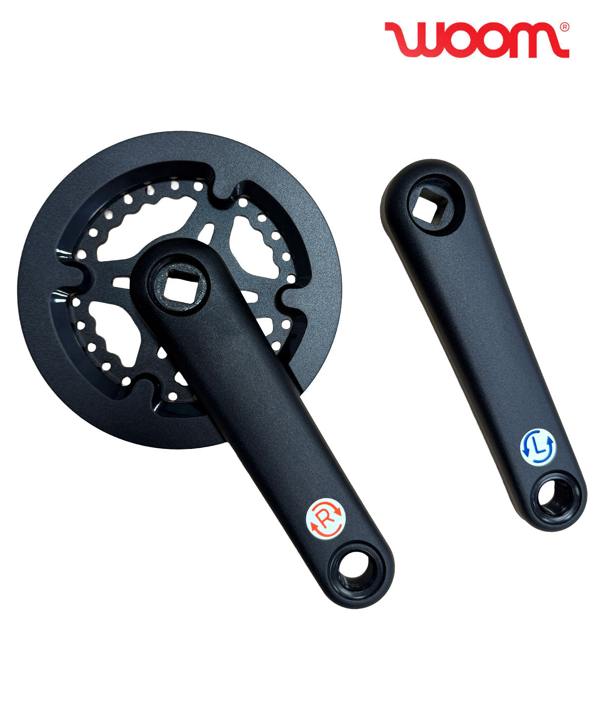 WOOM® Explore Kurbelset black