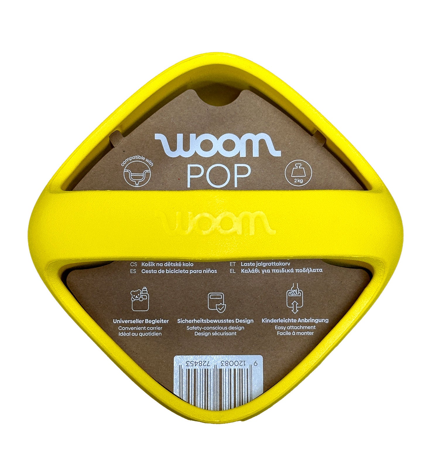 WOOM POP Kinderfahrradkorb banana yellow - Premium Bikeshop