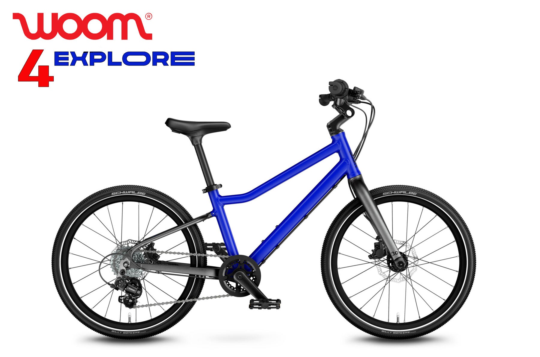 WOOM® Explore 4 magnetic blue - Premium Bikeshop