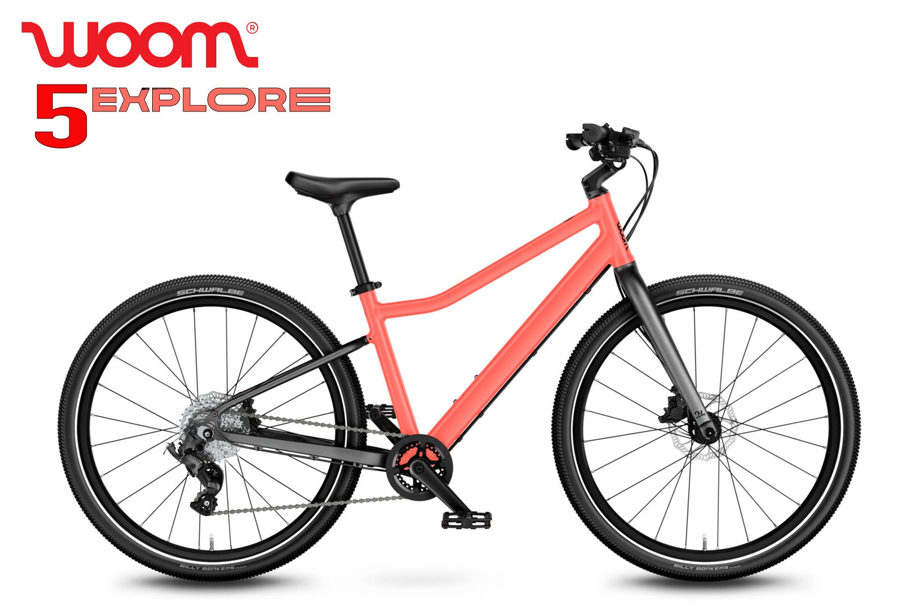 WOOM® Explore 5 neon coral - Premium Bikeshop