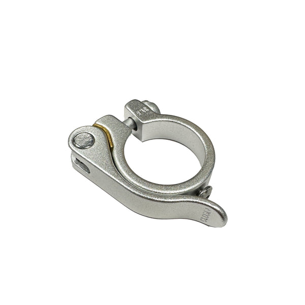 schnellspanner sattelstütze nachrüsten WOOM® Original Sattelklemme Schnellspanner silber