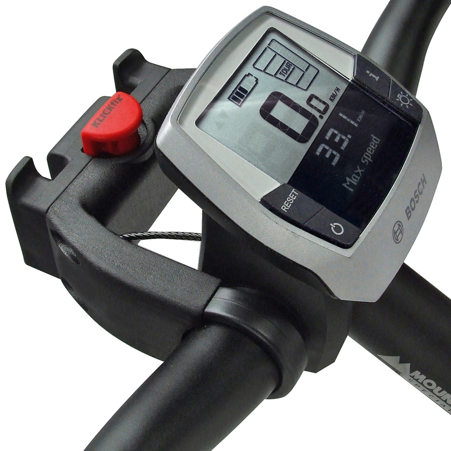 bosch fahrradcomputer wartung zurücksetzen Klickfix Lenker Adapter E Bike