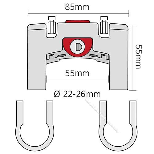 Klickfix Lenkeradapter standard - DEV Premium Bikeshop