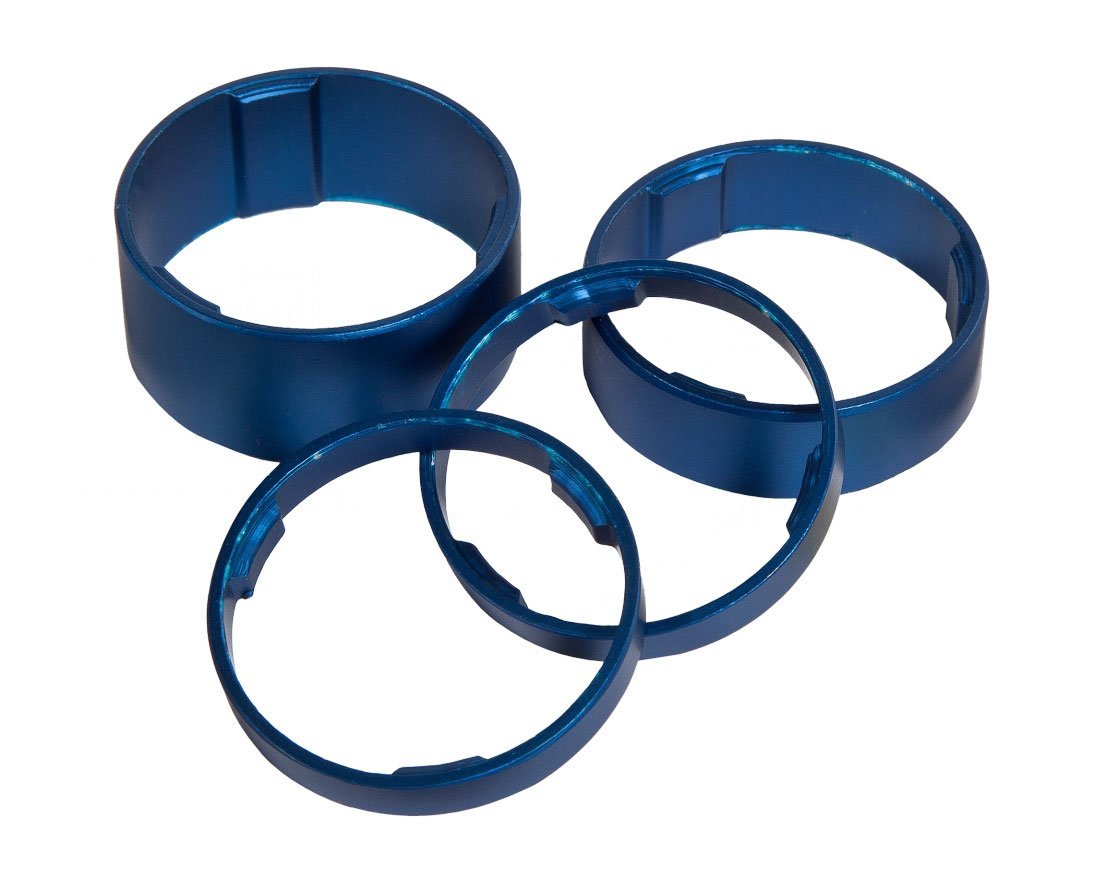 CUBE Spacer Set blau - Premium Bikeshop