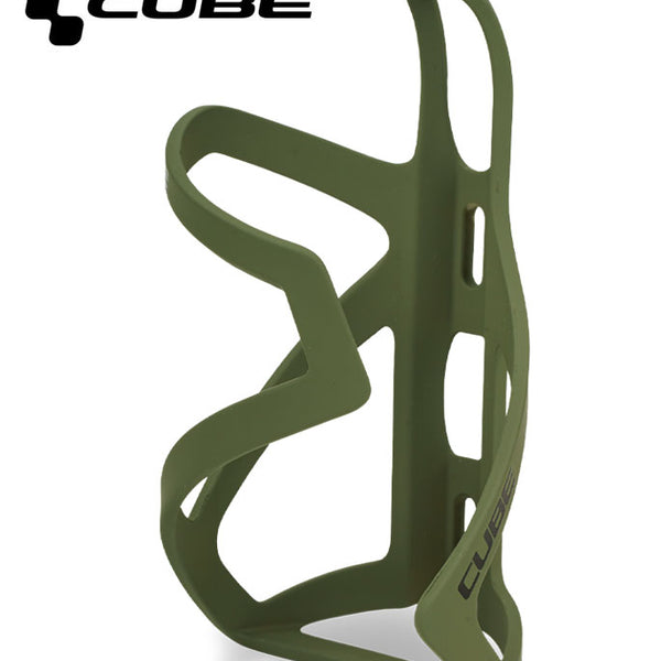 CUBE Flaschenhalter HPP Sidecage matt olive´n´glossy black