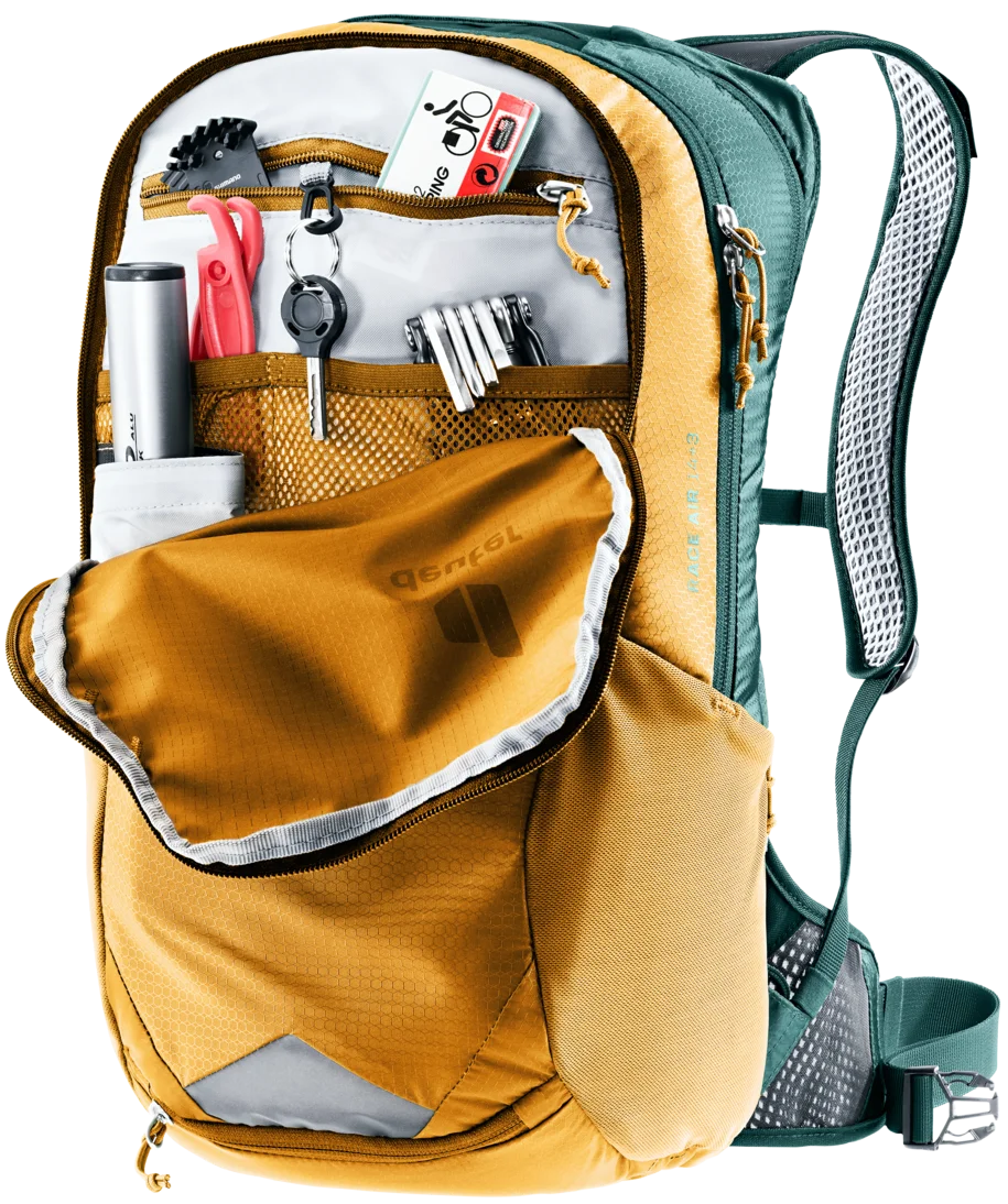 Deuter Race Air 14+3 Rucksack - cinnamon-deepsea - Premium Bikeshop