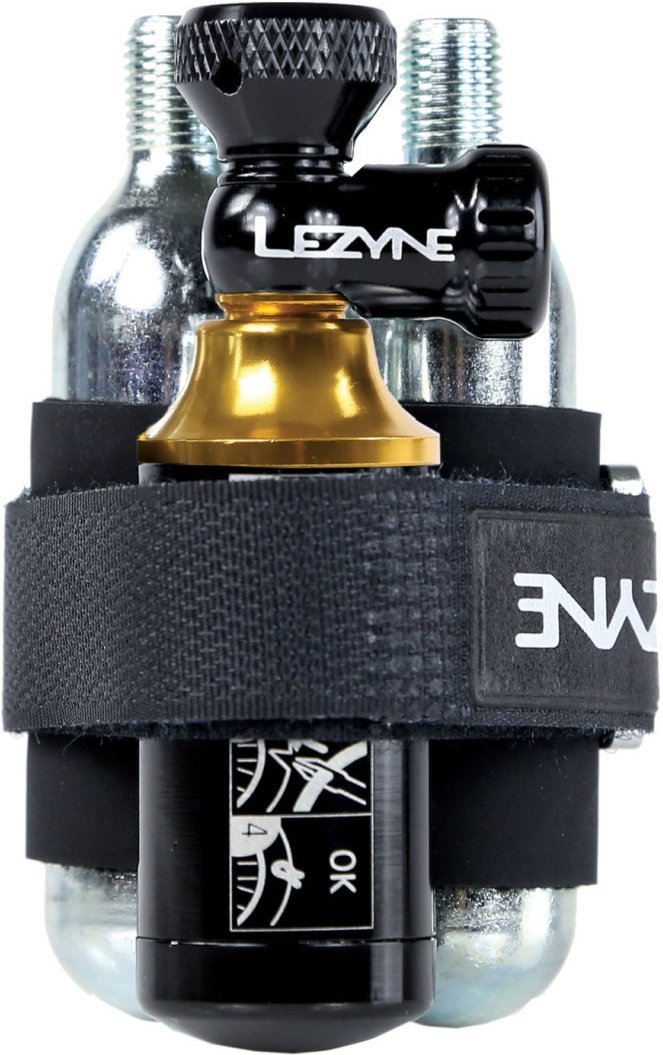LEZYNE TUBELESS CO2 BLASTER SCHWARZ-GOLD - Premium Bikeshop
