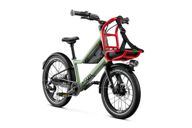 WOOM NOW 4 moss green / formular red - Premium Bikeshop