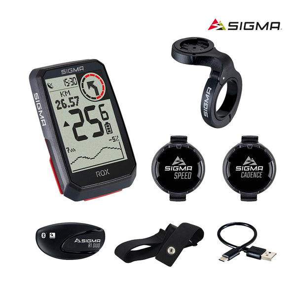 SIGMA ROX 4.0 GPS black, Sensor Set - Premium Bikeshop