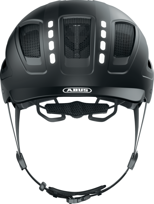 ABUS Hyban 2.0 LED - Fahrradhelm velvet black - Premium Bikeshop