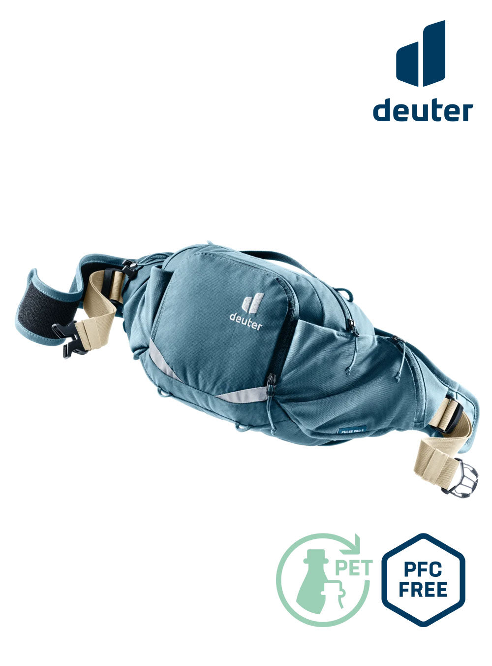 rennrad bauchtasche Deuter PULSE Pro 5 Bauchtasche Atlantic-desert