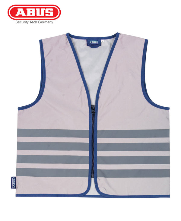 ABUS Warnweste Lumino Urban Kids Vest silver - Premium Bikeshop