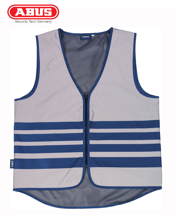 ABUS Warnweste Lumino Urban Vest silver - Premium Bikeshop