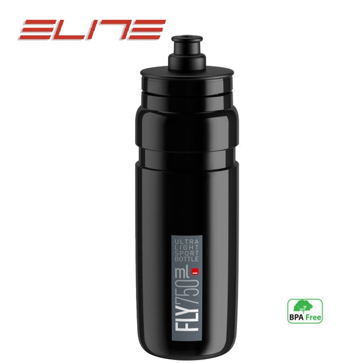 Elite Trinkflasche Fly black 750ml - Premium Bikeshop