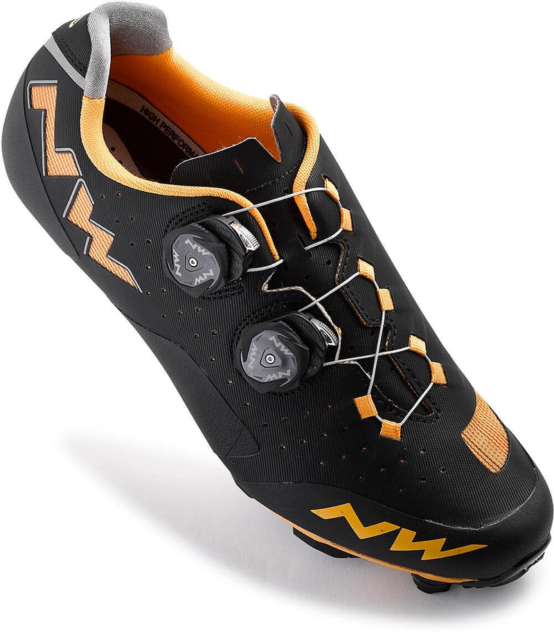NORTHWAVE MTB-Schuhe Rebel black-orange - Premium Bikeshop