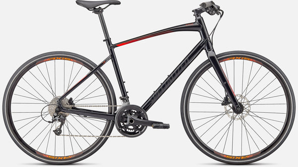 Specialized Sirrius 3.0 GLOSS CAST BLACK / ROCKET RED / SATIN BLACK REFLECTIVE - Premium Bikeshop