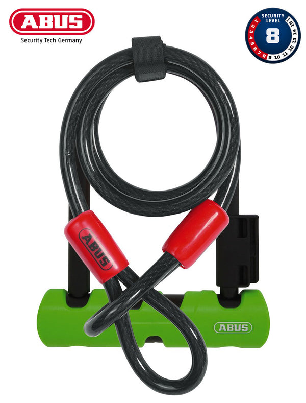 ABUS Ultra Mini 410/150HB140 green SH34 + Cobra 10/120 - Premium Bikeshop
